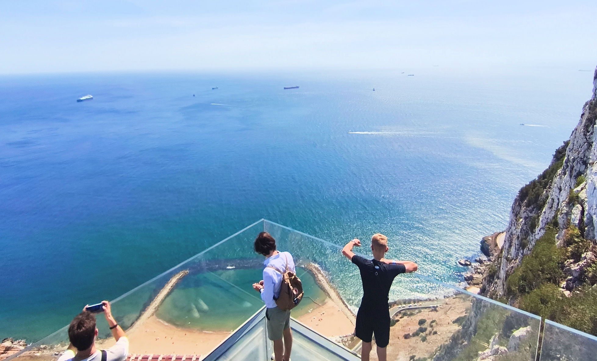 Gibraltar Skywalk Views - Gibraltar Tours